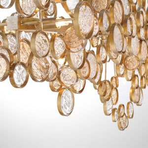Trento 15-Light 56" Linear Chandelier