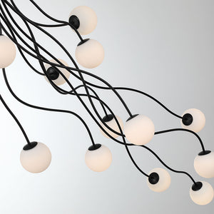 Athena 12-Light 59" Integrated LED Semi-Flush Mount