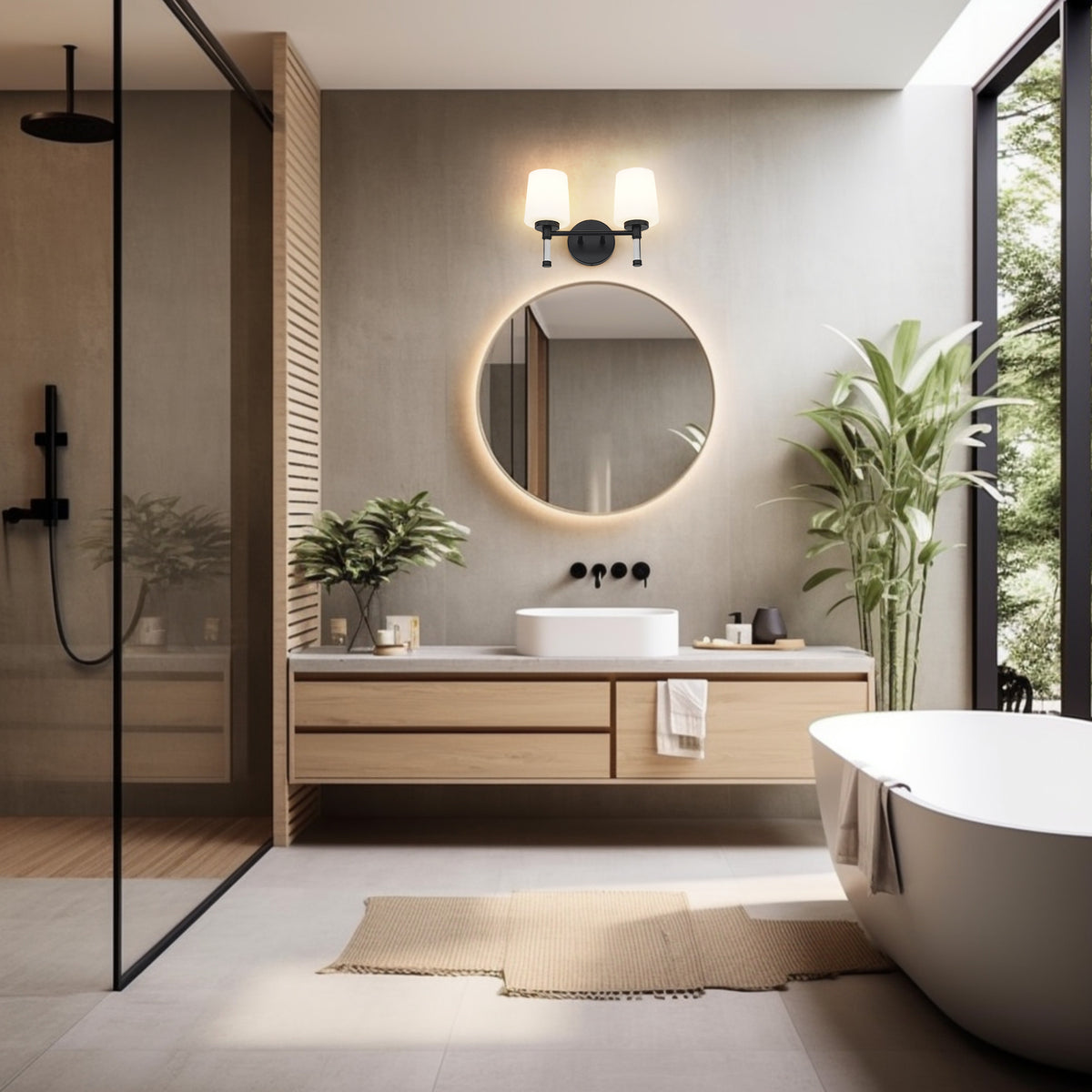 Henri 2 Light Vanity 2 x 100W - Medium