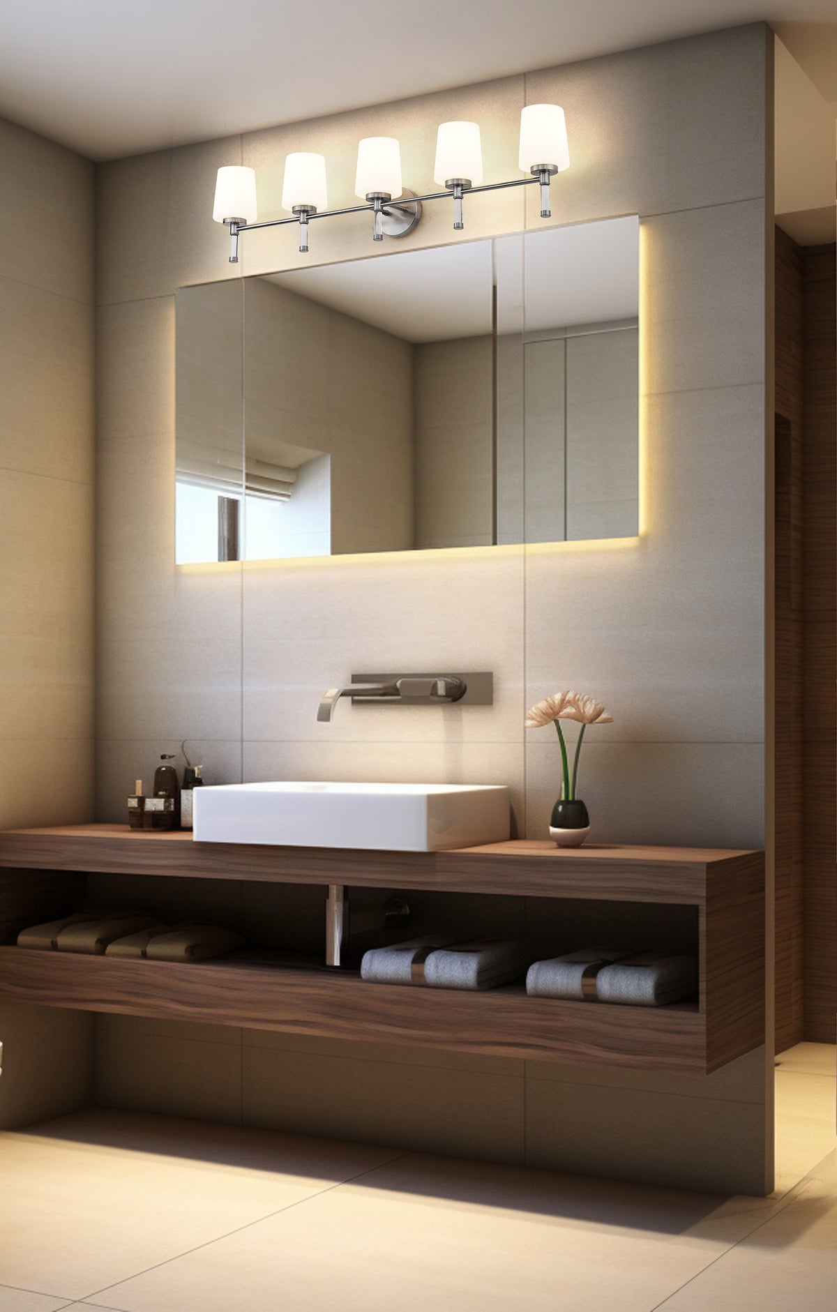 Henri 5 Light Vanity 5 x 100W - Medium