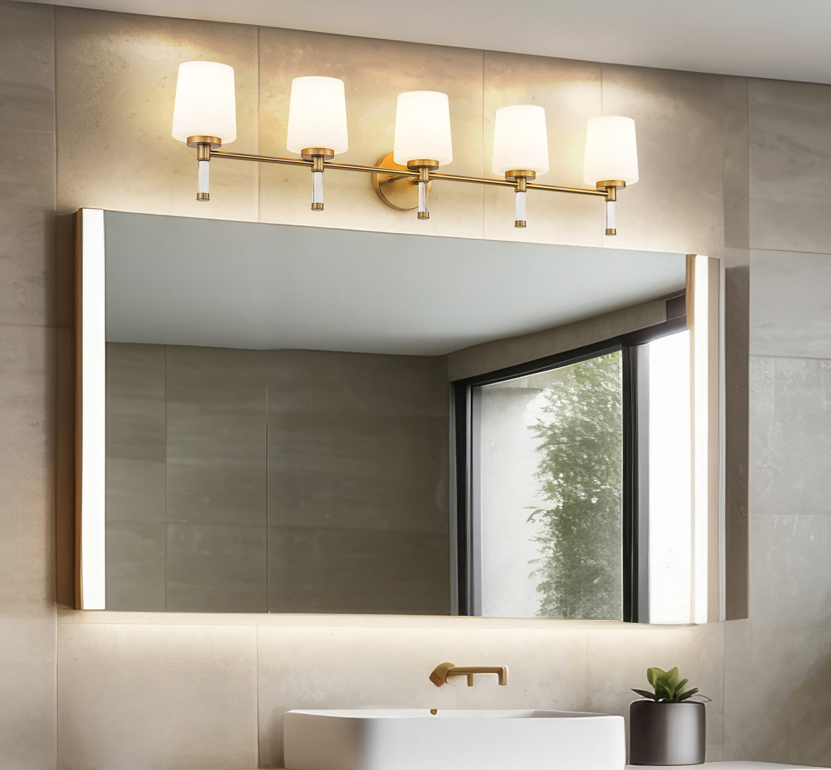 Henri 5 Light Vanity 5 x 100W - Medium