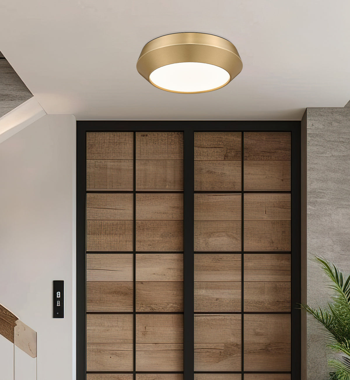 Quasars 1 Light Flush Mount