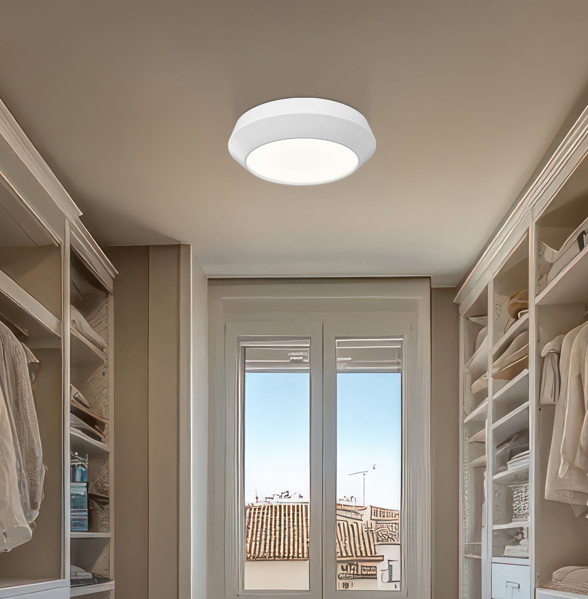 Quasars 1 Light Flush Mount