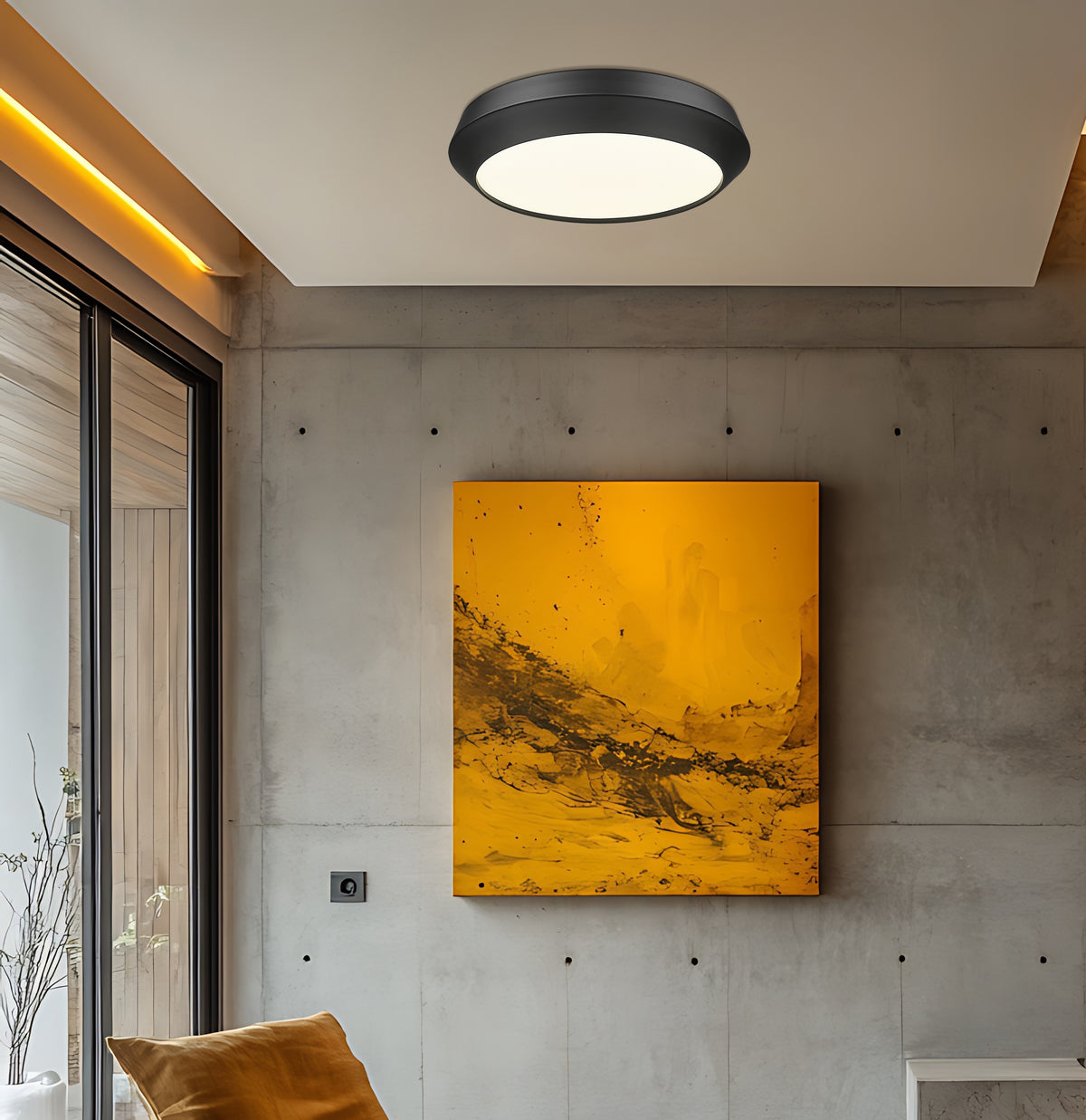 Quasars 1 Light Flush Mount