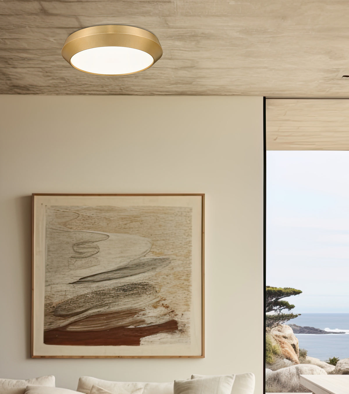 Quasars 1 Light Flush Mount
