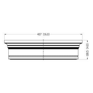 Bentley 16-in Flush Mount