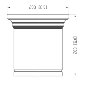 Bentley 8-in Flush Mount