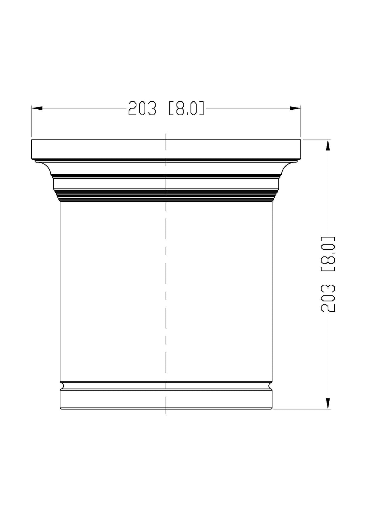 Bentley 8-in Flush Mount