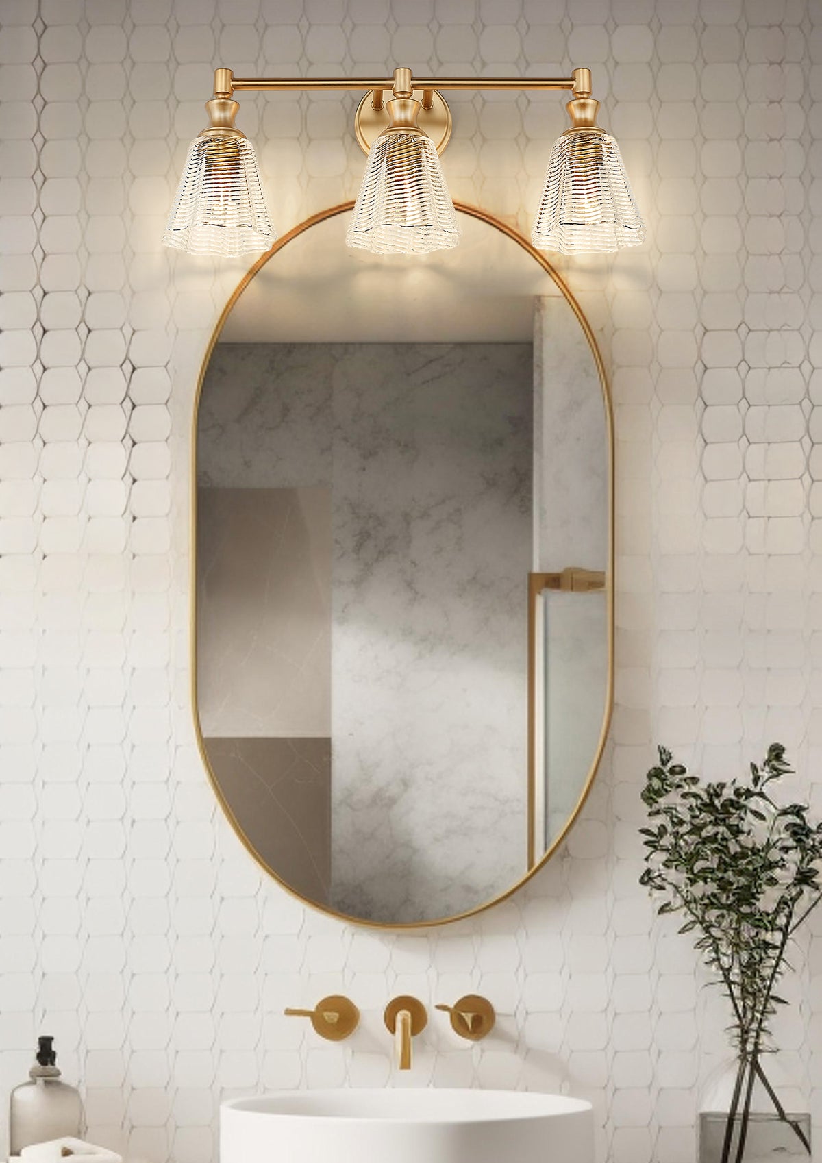 Auden 3 Light Vanity 3 x 100W - Medium