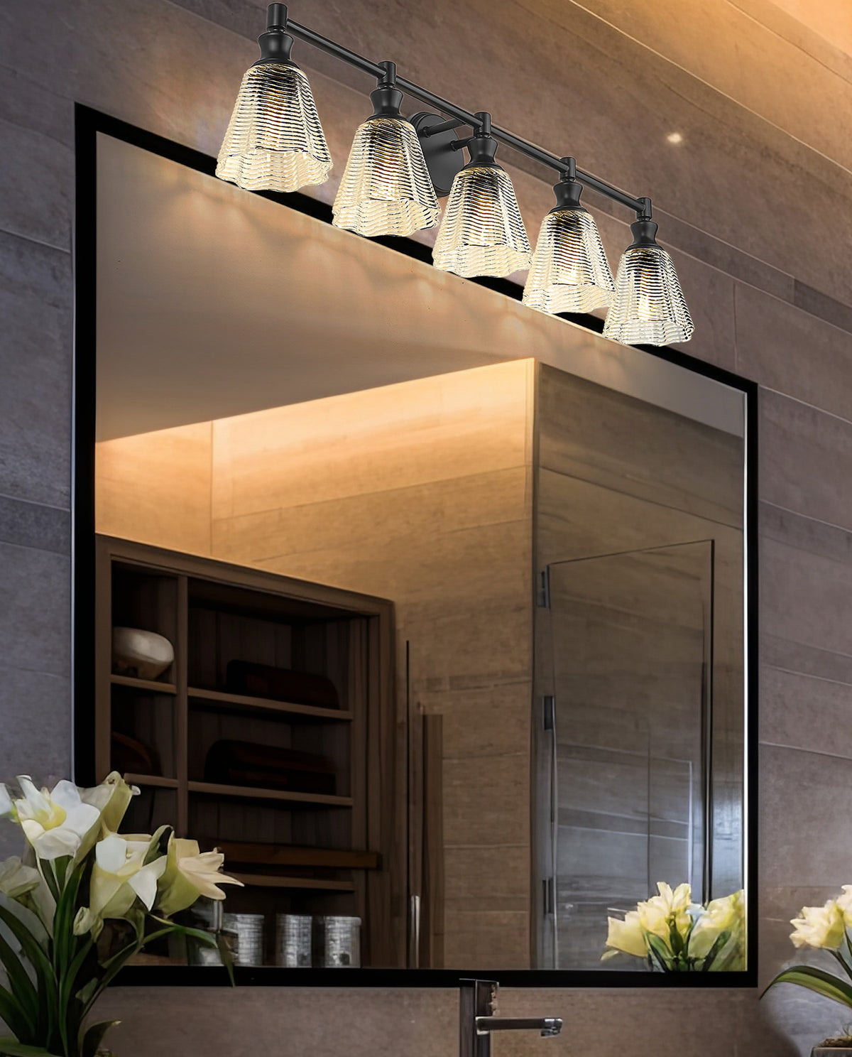 Auden 5 Light Vanity 5 x 100W - Medium