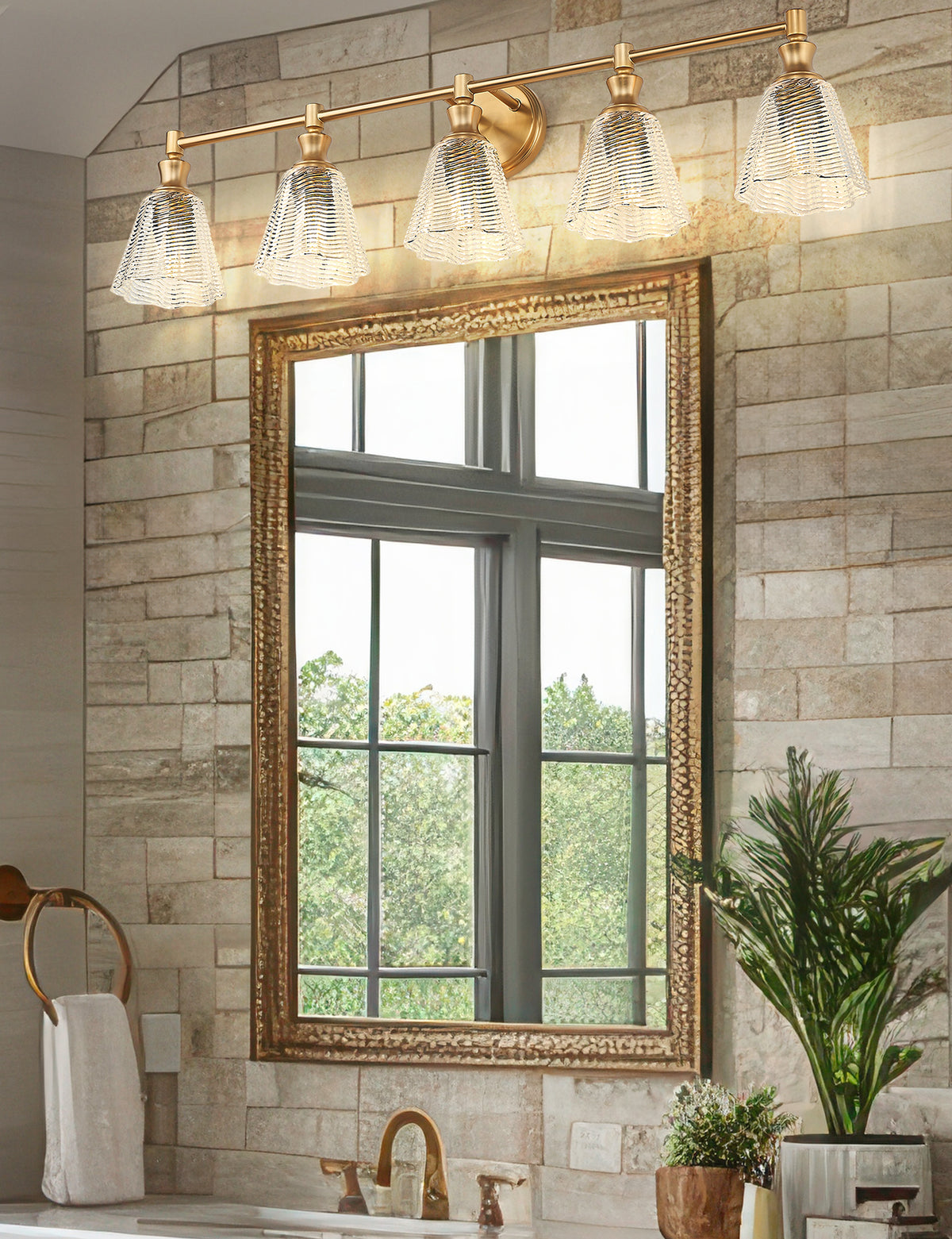 Auden 5 Light Vanity 5 x 100W - Medium