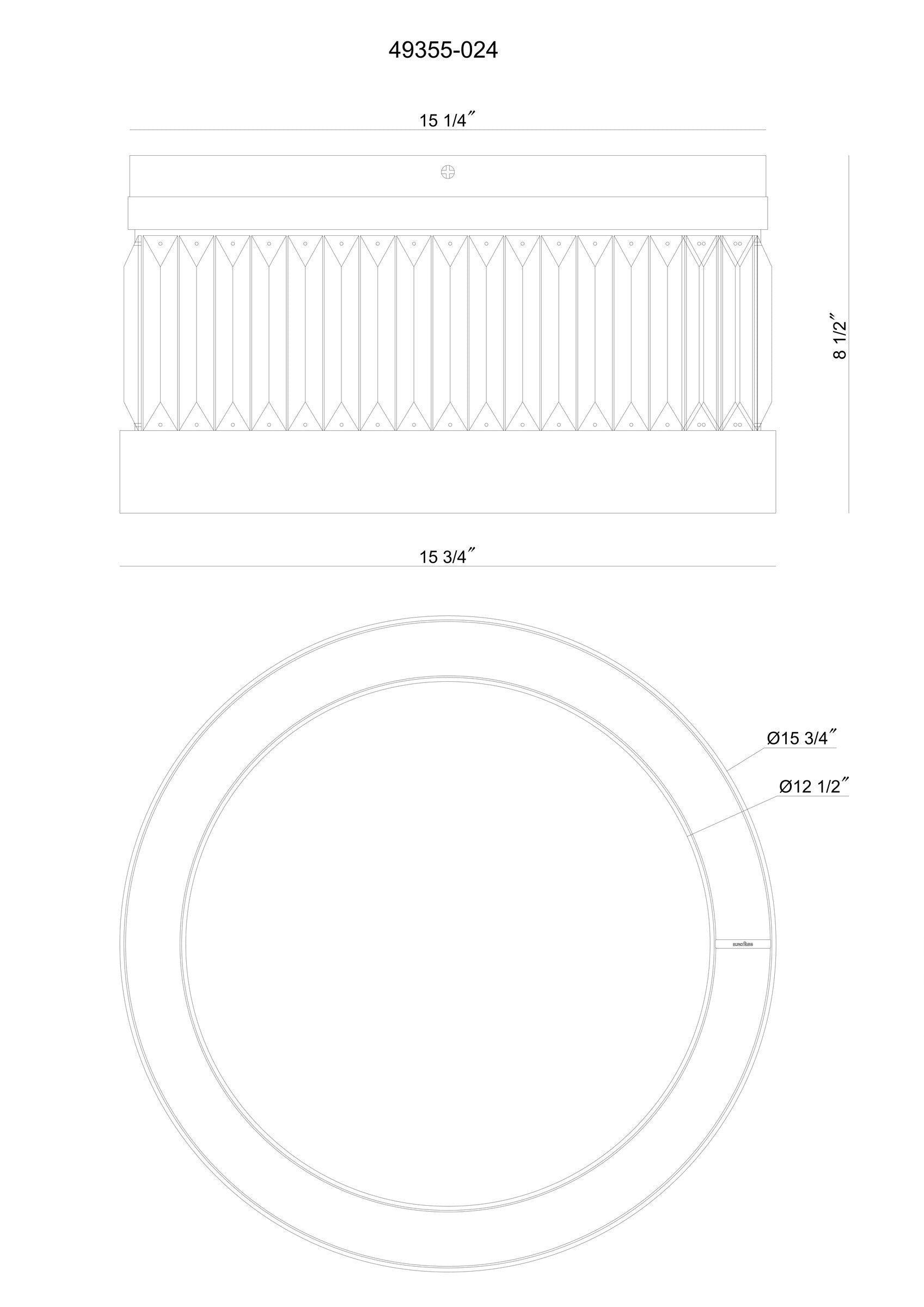 Empra 16" Integrated LED Flush Mount