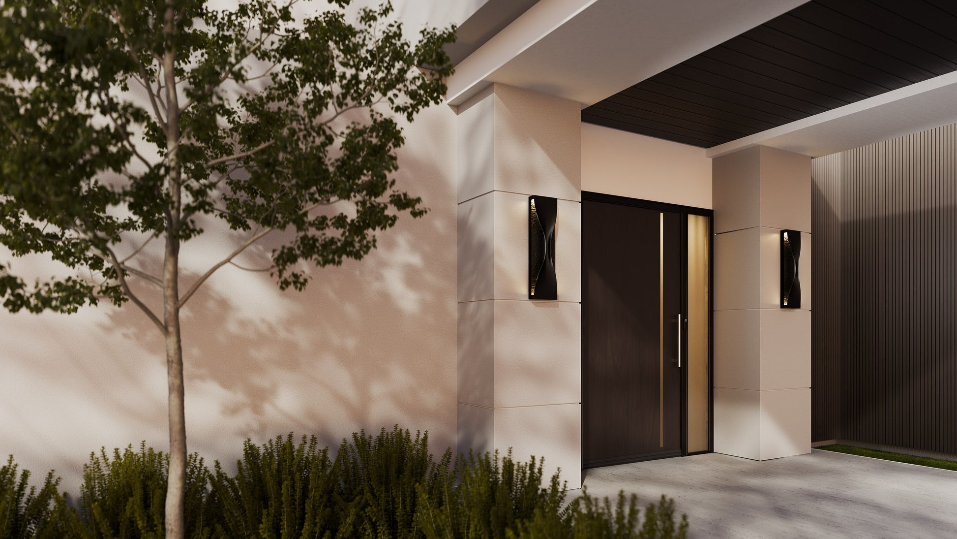Shayla 24" Integrated LED Outdoor Wall Sconce