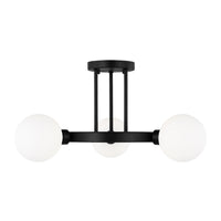Clybourn Three Light Semi-Flush Mount