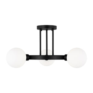 Clybourn Three Light Semi-Flush Mount