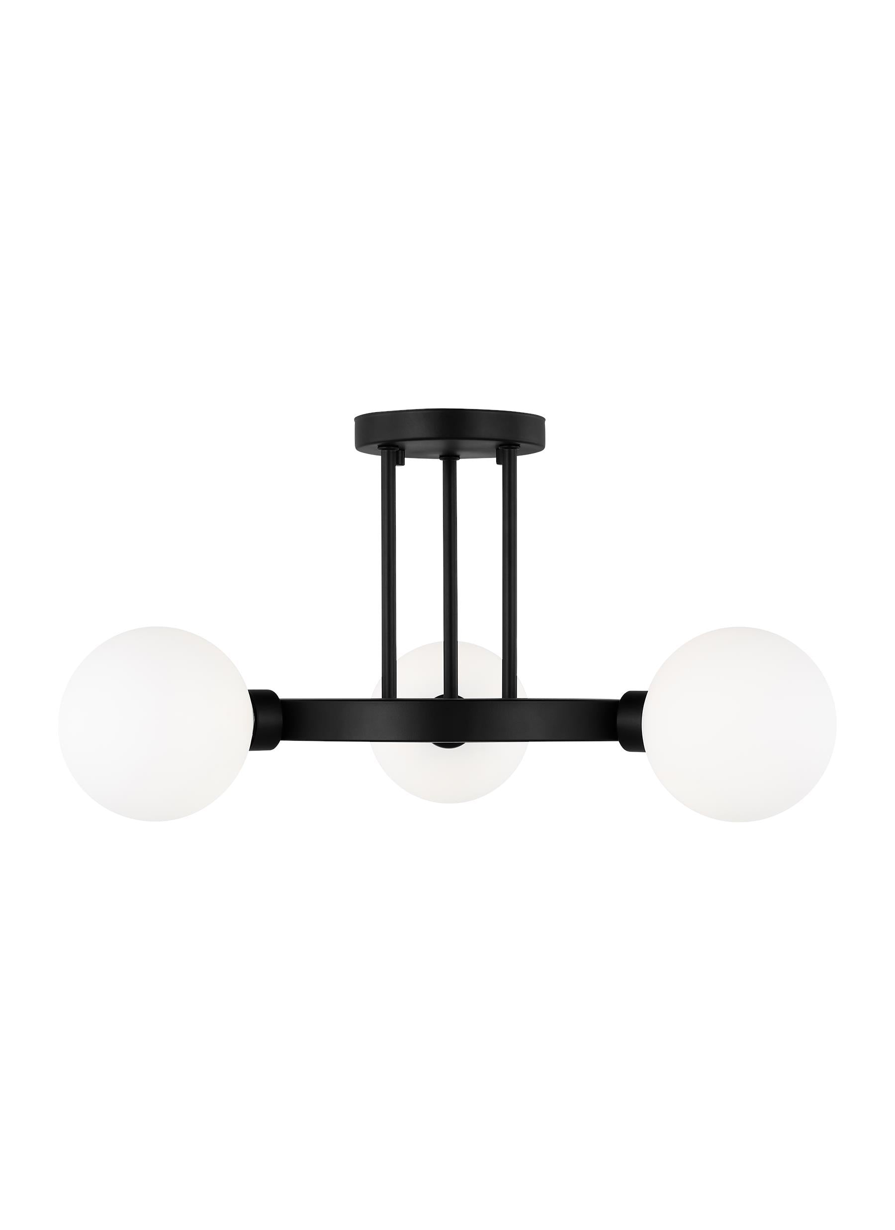 Clybourn Three Light Semi-Flush Mount