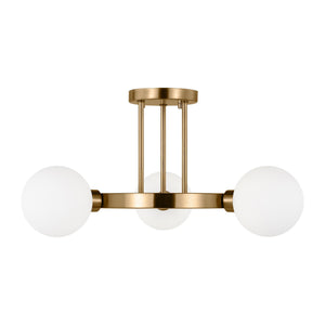 Clybourn Three Light Semi-Flush Mount