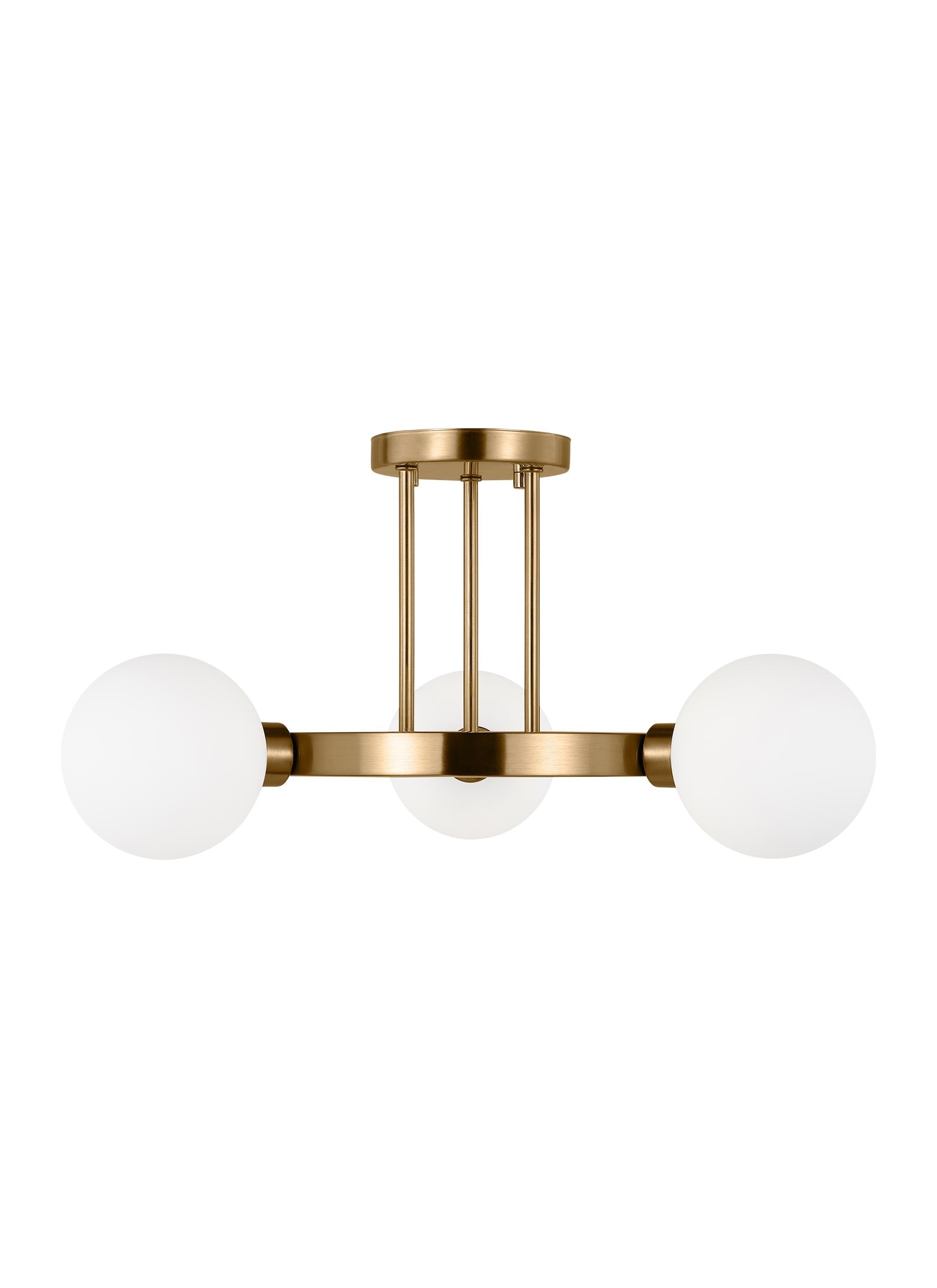 Clybourn Three Light Semi-Flush Mount