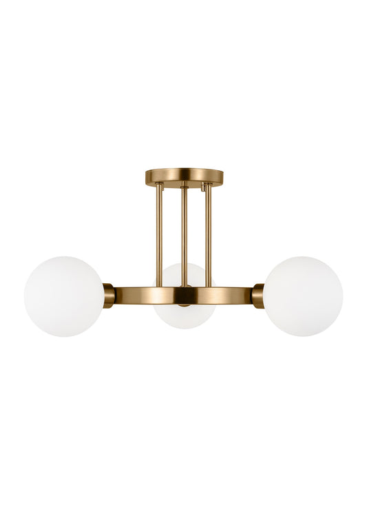 Clybourn Three Light Semi-Flush Mount