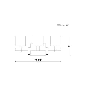 Decato 3-Light 21" Vanity