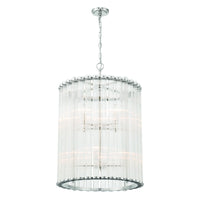 Glasbury 2-Tiers 8-Light 27" Chandelier