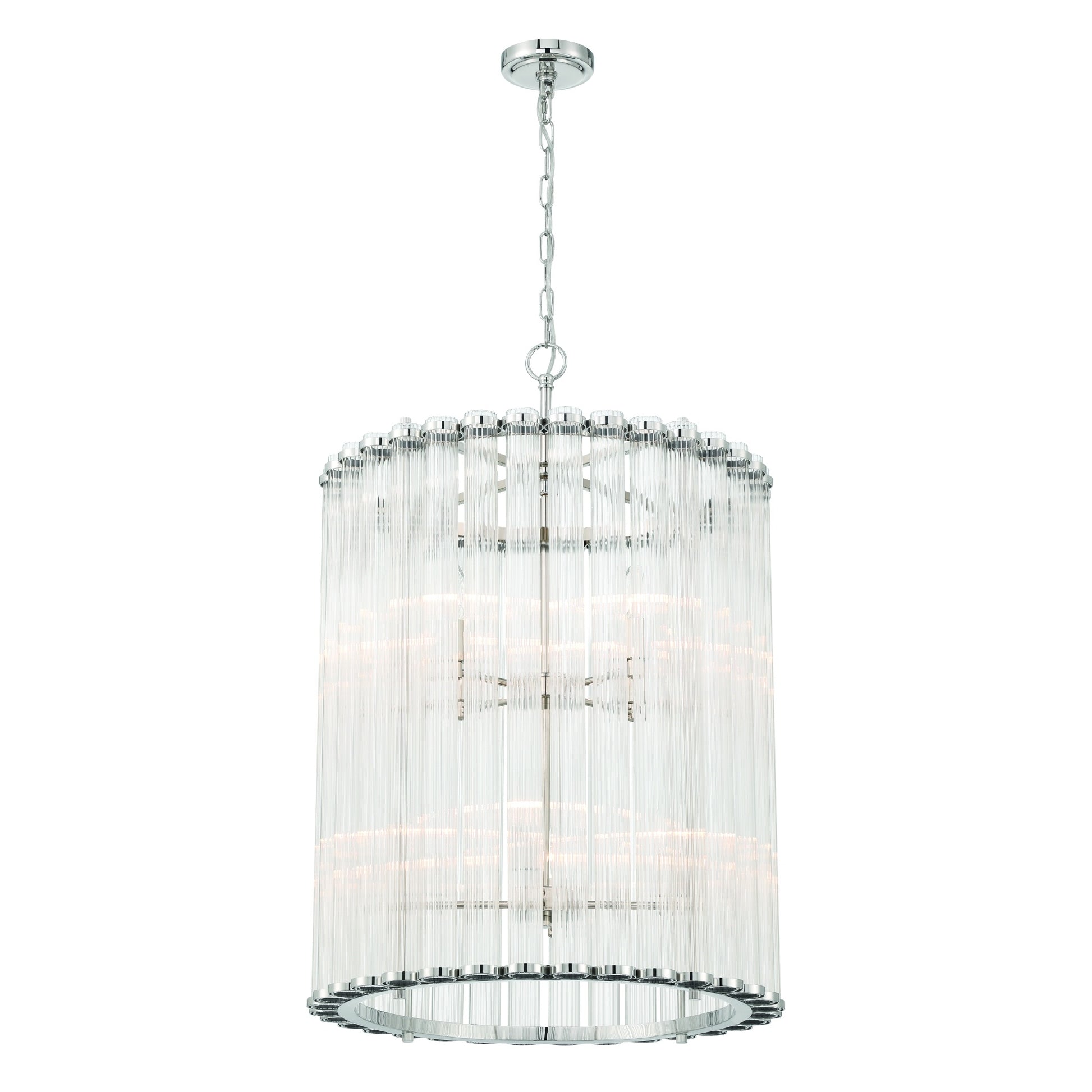 Glasbury 2-Tiers 8-Light 27" Chandelier