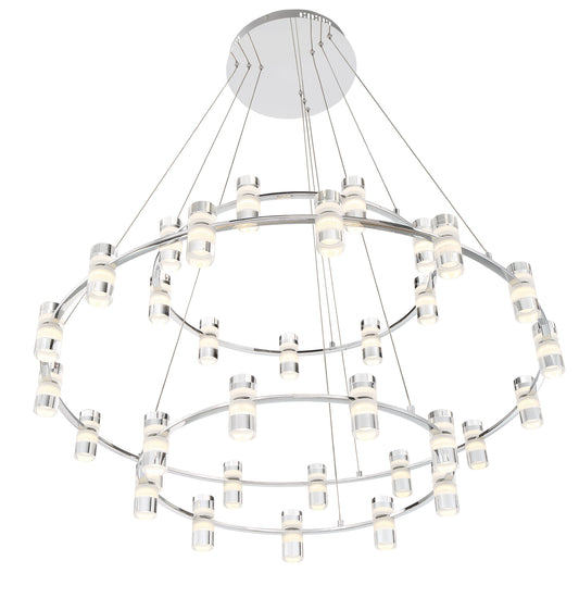 Netto 3-Tiers 33-Light 41" Integrated LED Grand Chandelier