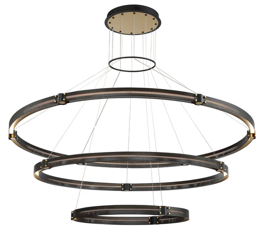 Admiral 3-Tiers 3-Light 62" Integrated LED Grand Chandelier