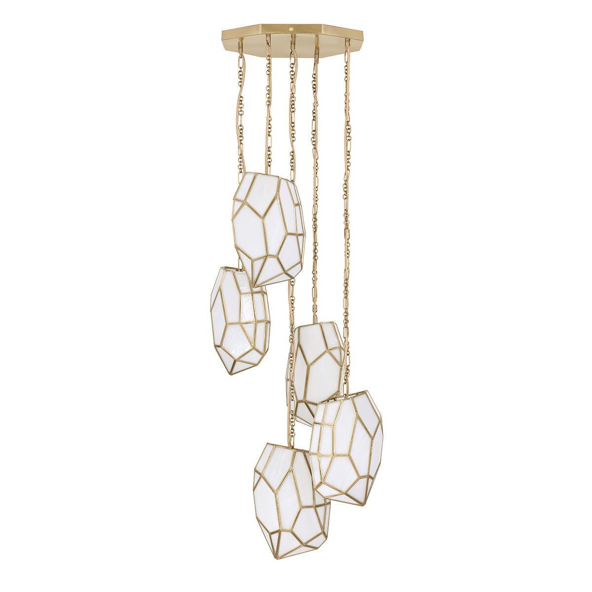 Heera 5-Light 24" Multi Drop Chandelier