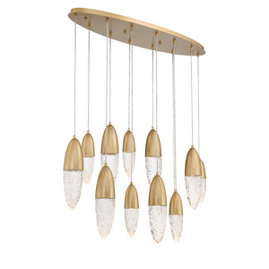 Ecrou 12-Light 44" Linear Chandelier