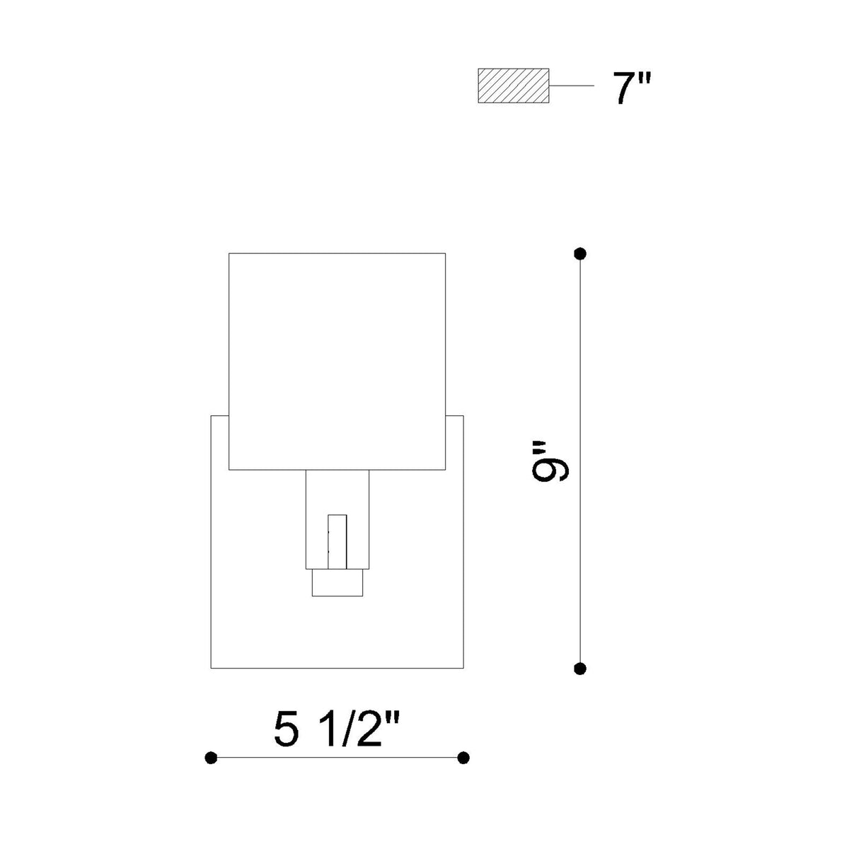 Decato 9" Wall Sconce