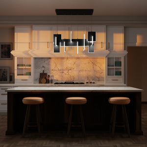 Coburg 3-Light 42" Integrated LED Linear Chandelier