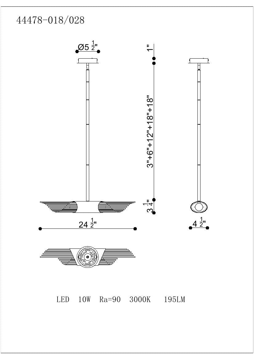 Umura 2-Light 25" Integrated LED Wall Sconce
