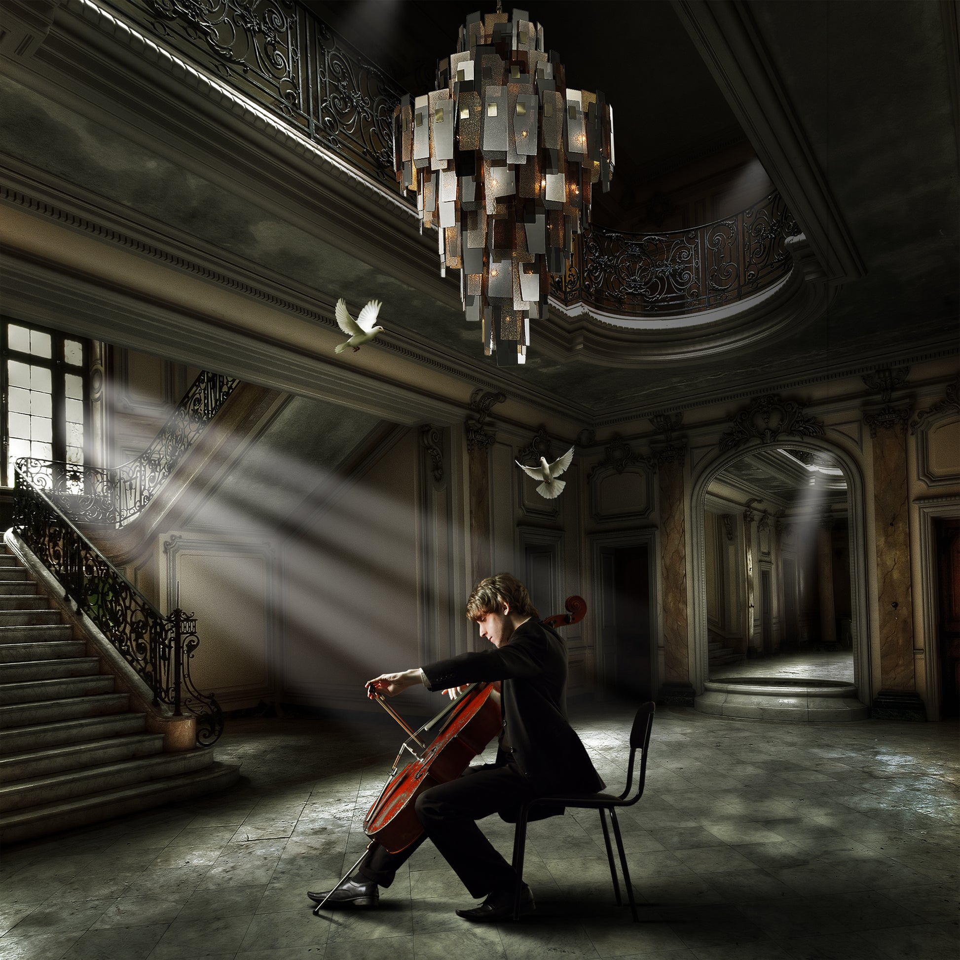 Cocolina 7-Tiers 39-Light 71" Grand Chandelier