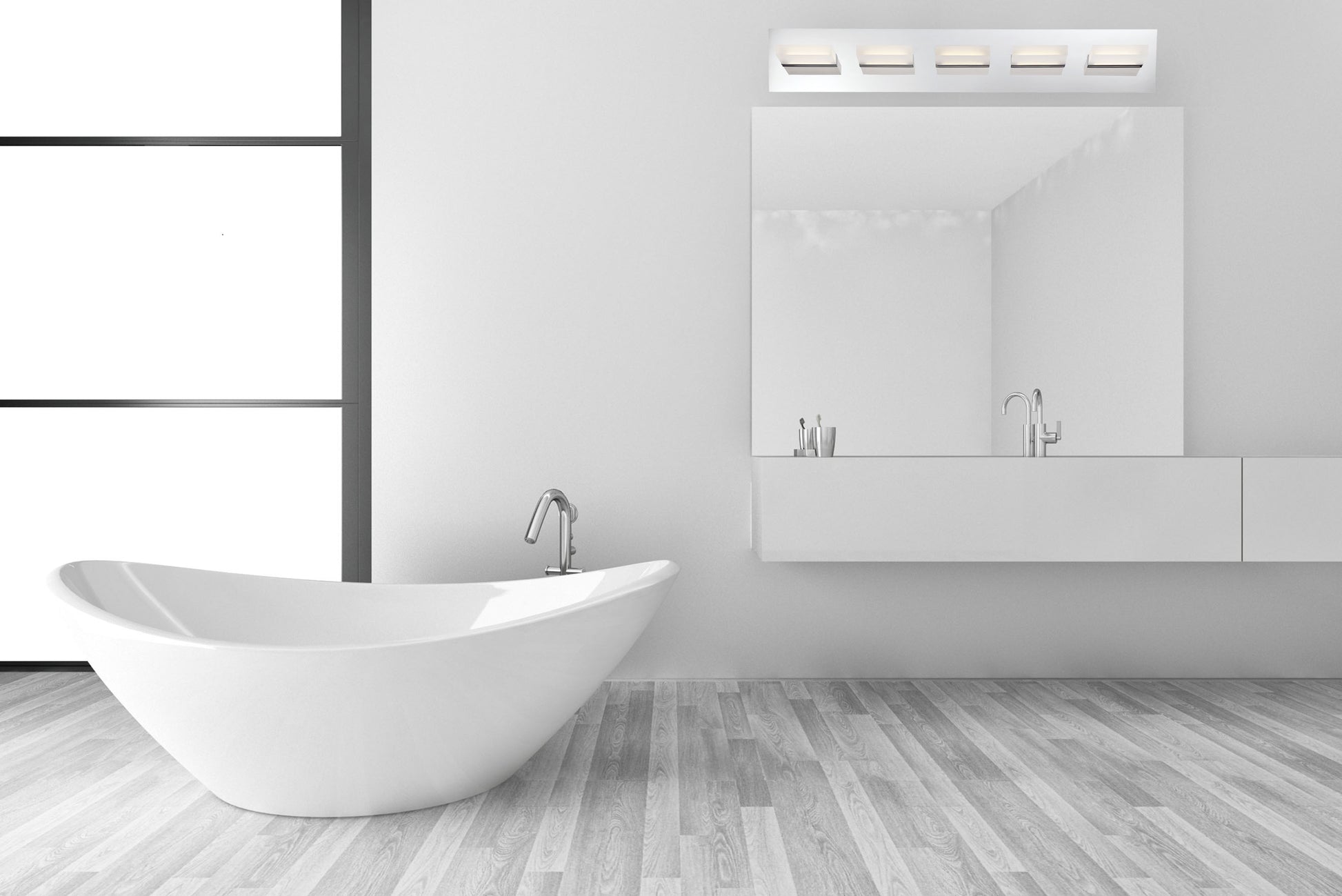 Olson 4-Light 24" Integrated LED Vanity