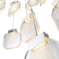 Paget 9-Light 20" Integrated LED Multi Drop Chandelier