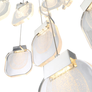 Paget 9-Light 20" Integrated LED Multi Drop Chandelier