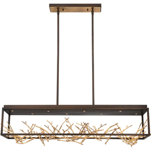 Aerie 8-Light 42" Integrated LED Linear Chandelier