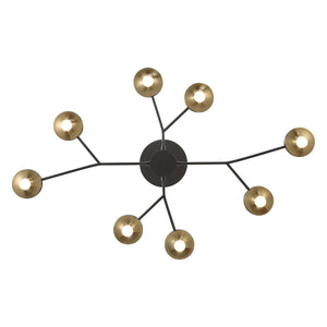 Torcia 8-Light 36" Integrated LED Linear Chandelier