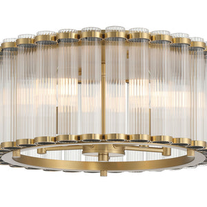 Glasbury 5-Light 18" Flush Mount