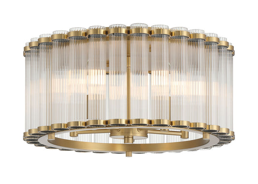 Glasbury 5-Light 18" Flush Mount