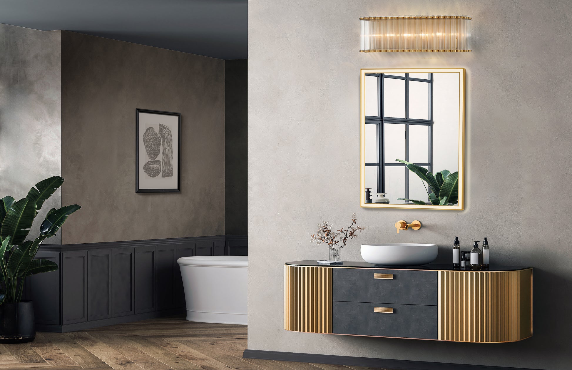 Glasbury 4-Light 24" Vanity