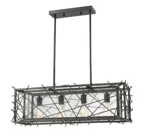 Stanwood 4 Light Linear Chandelier 4 x 100W - Medium