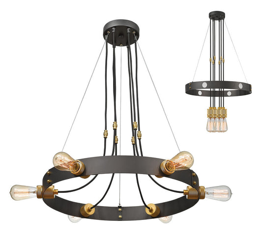 Troubadour  6 Light Chandelier 6 x 100W - Medium