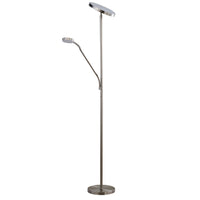 Modern 73-in Torchiere w/ reading arm
