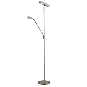 Modern 73-in Torchiere w/ reading arm