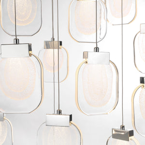 Paget 19-Light 29" Integrated LED Multi Drop Chandelier