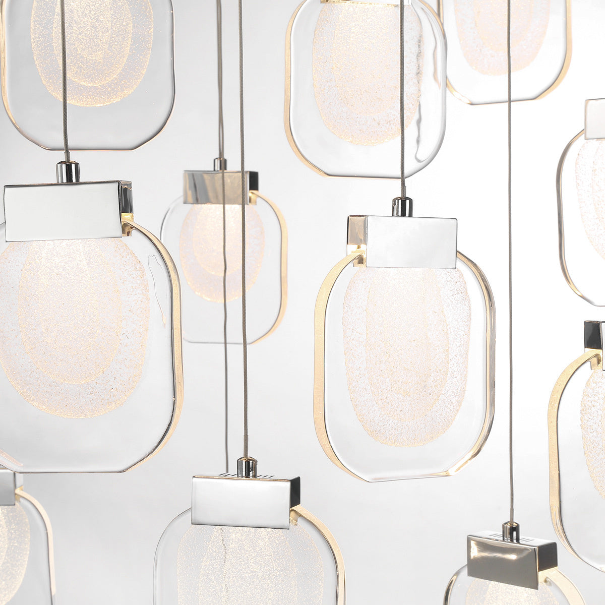 Paget 19-Light 29" Integrated LED Multi Drop Chandelier