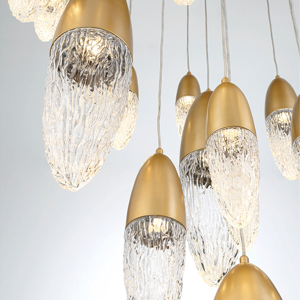 Ecrou 12-Light 30" Multi Drop Chandelier