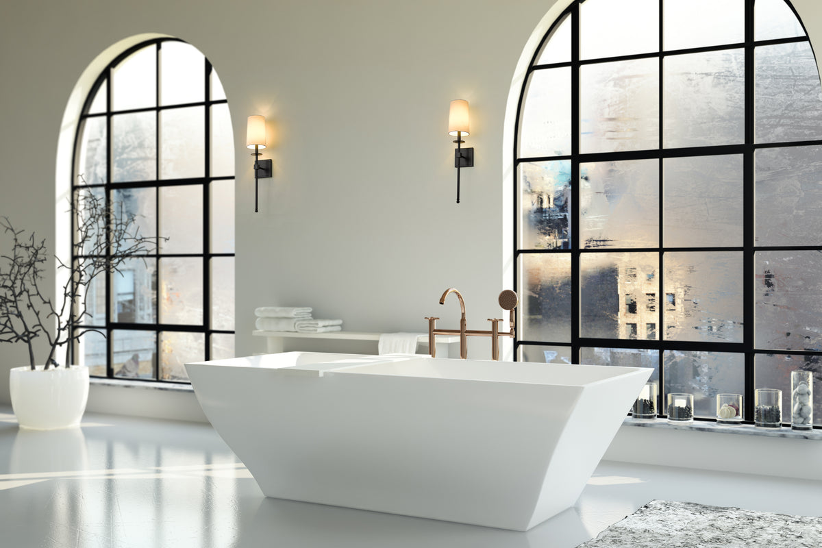 Camila 1 Light Wall Sconce 1 x 60W - Candelabra